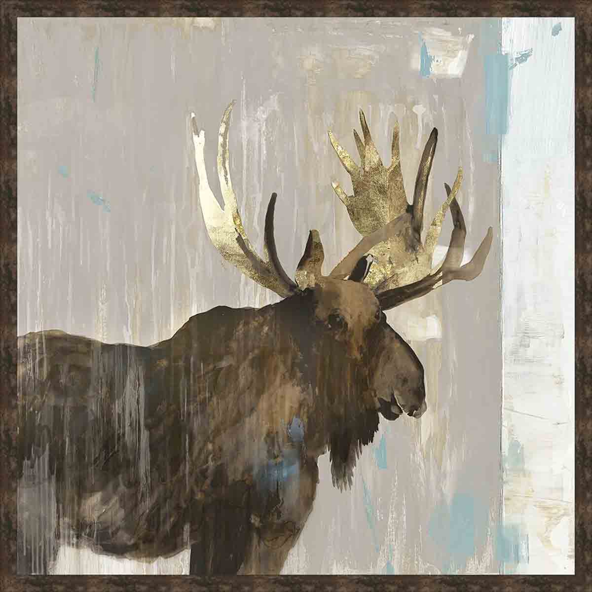 North Woods Moose Wall Art II