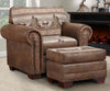 Mountain Lake Armchair & Ottoman