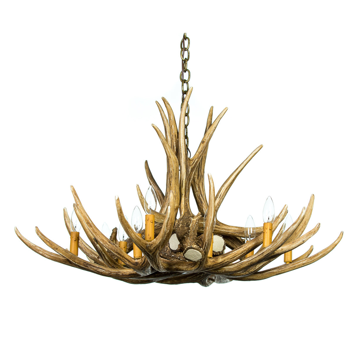 Mule Deer 9 Antler Chandelier