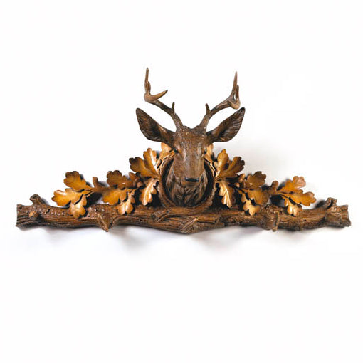 Aspen Stag Five Hook Coat Rack