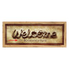 Personalized Welcome Rope Framed Canvas