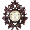 Black Forest Oak Leaf Wall Clock