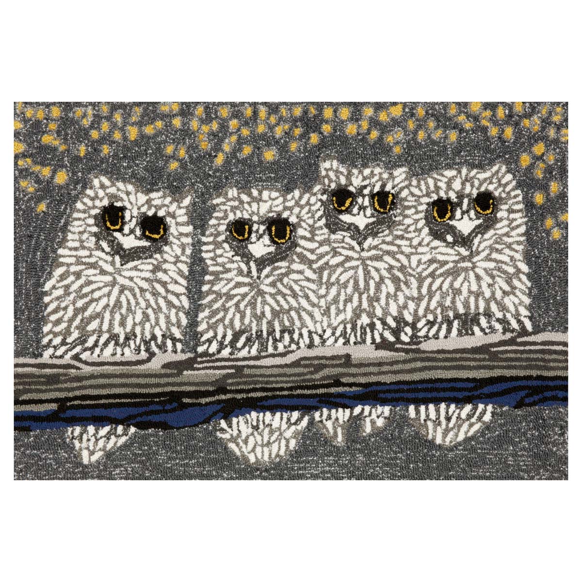 Frontporch Owls Night Rug - 3 x 4