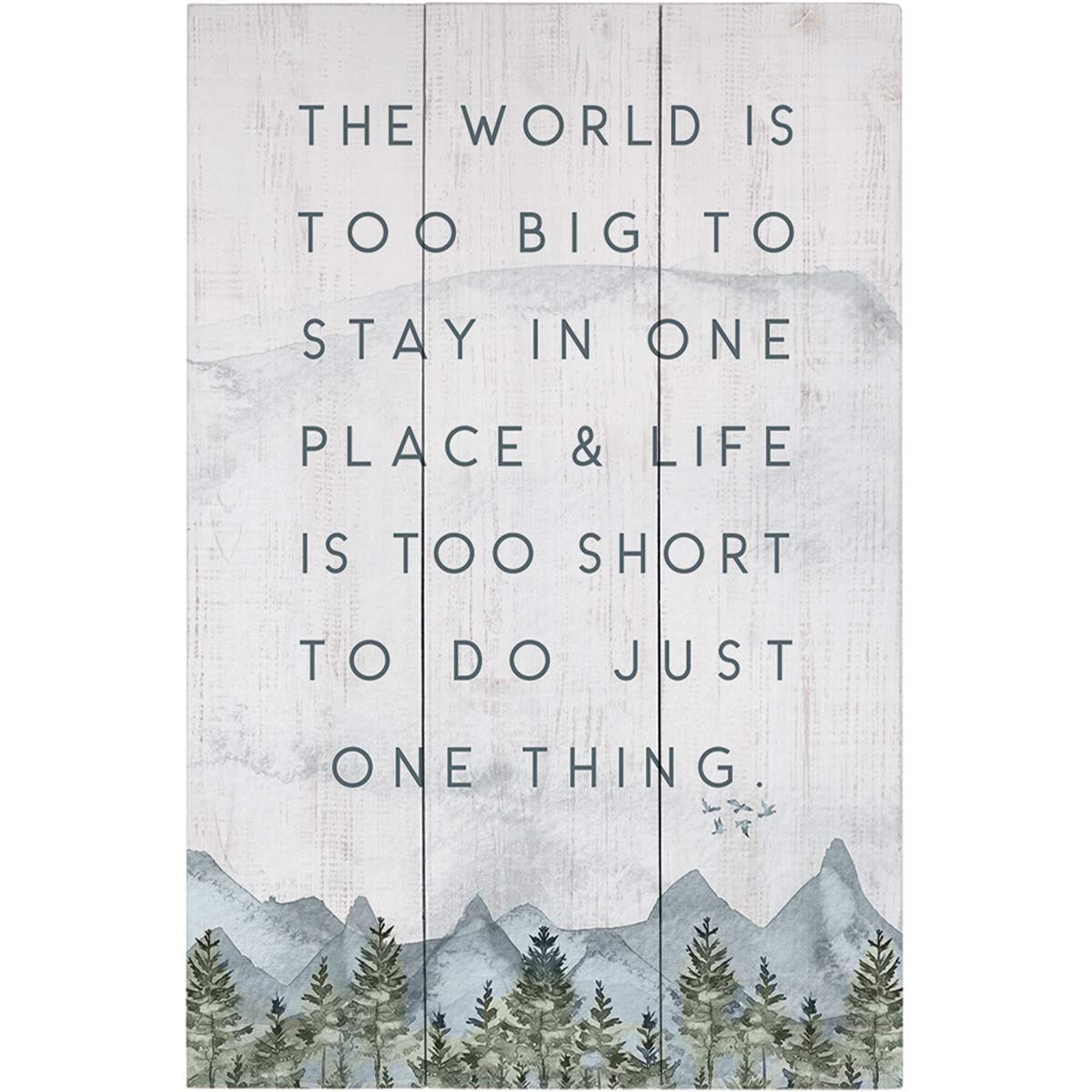 The World is Too Big Wall Art
