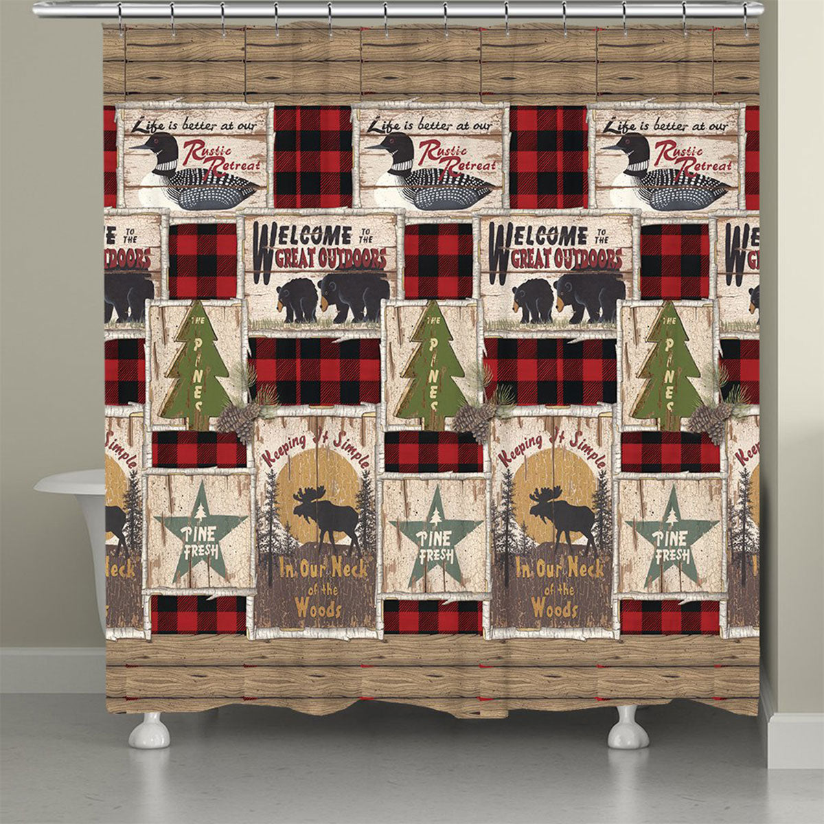 Great Outdoors Shower Curtain