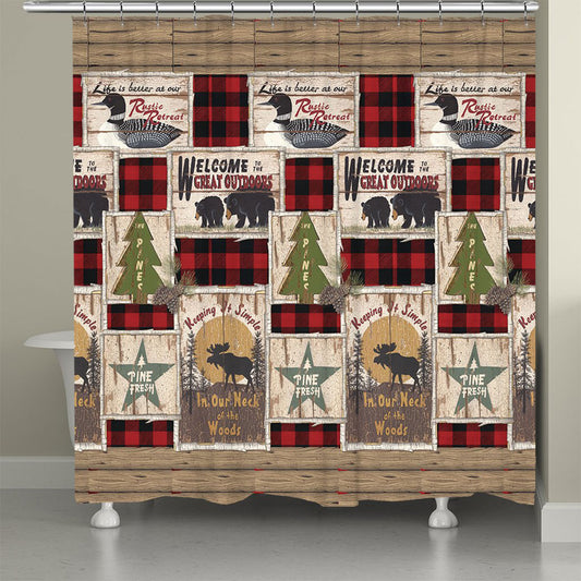 Great Outdoors Shower Curtain