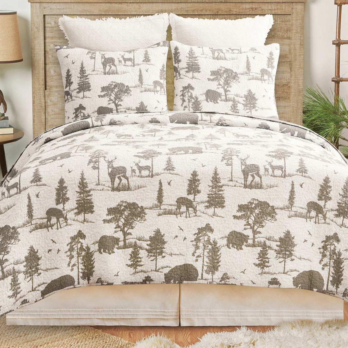 Woodland Retreat Quilt Bed Set - King