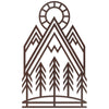 Sunny Mountain Metal Wall Art