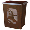 Snowboarder Waste Basket