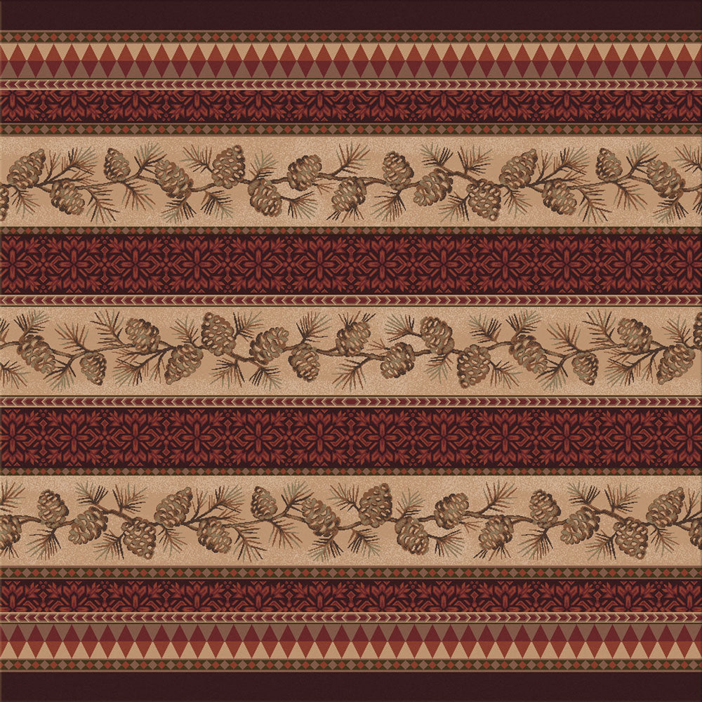 Burnished Pilgrim Pinecone Rug - 8 Ft. Square