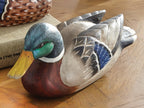 Mallard Duck Wood Decoy Decor - Male