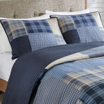Blue Lodge Quilt Set - Full/Queen