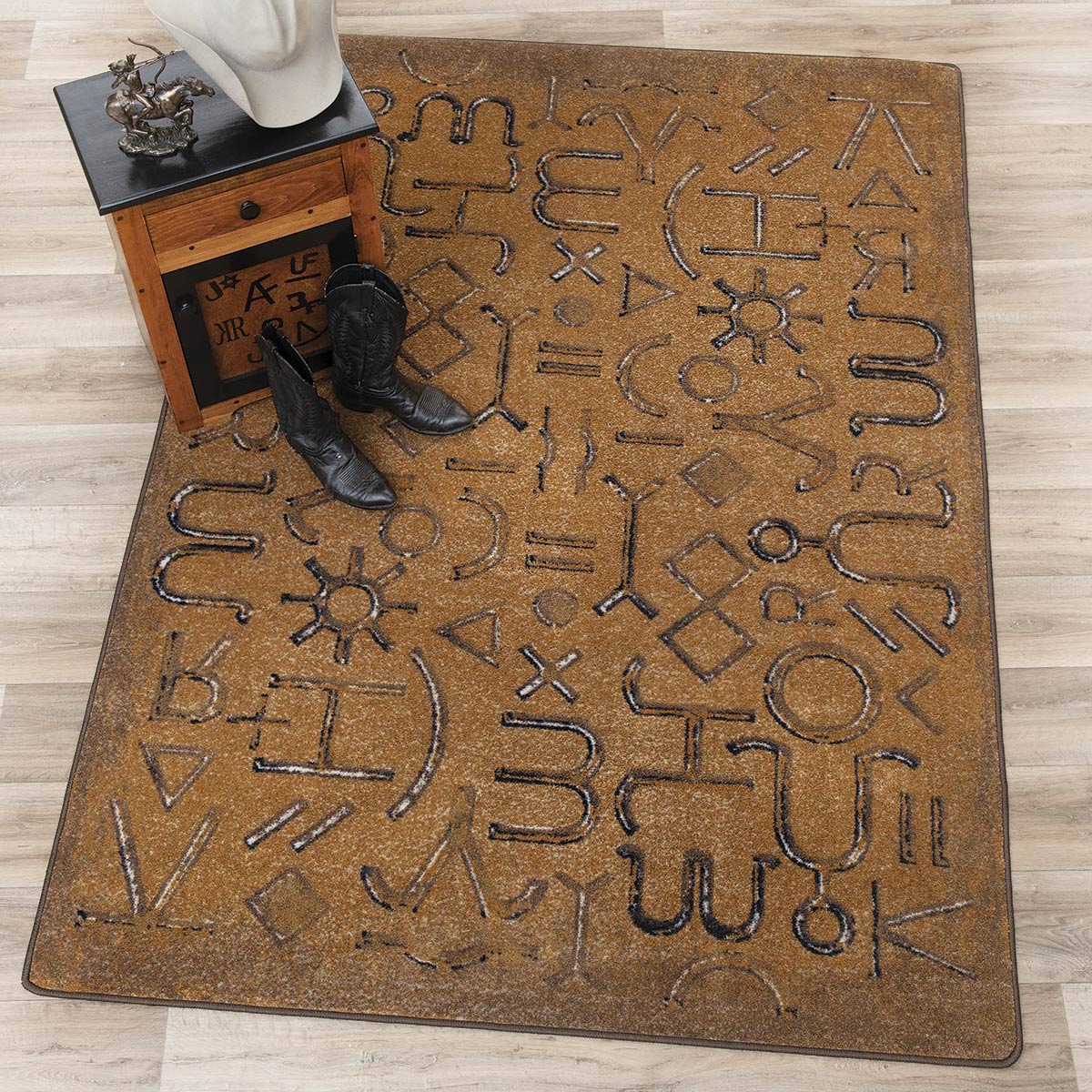 Cowboy Leather Brands Rug - 8 Ft. Round