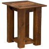Barnwood Open Nightstand