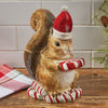 Santa Squirrel Treat Jar