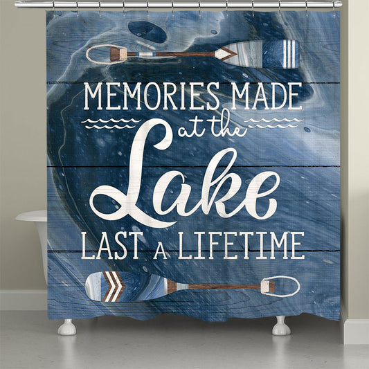 Paddle Memories Shower Curtain