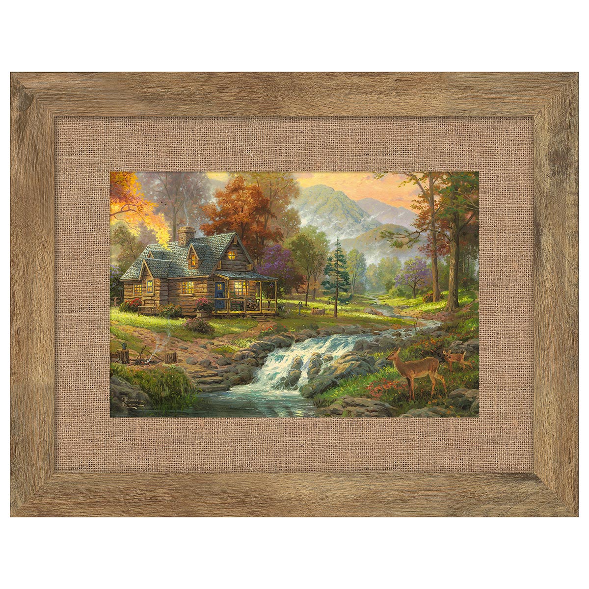 Mountain Retreat Framed Print