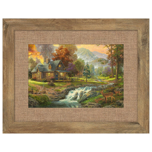 Mountain Retreat Framed Print