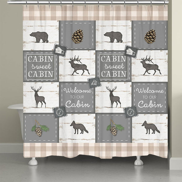 Woodland Animals Shower Curtain