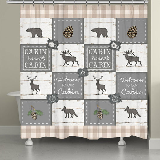 Woodland Animals Shower Curtain