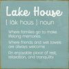 Lake House Definition Wall Art