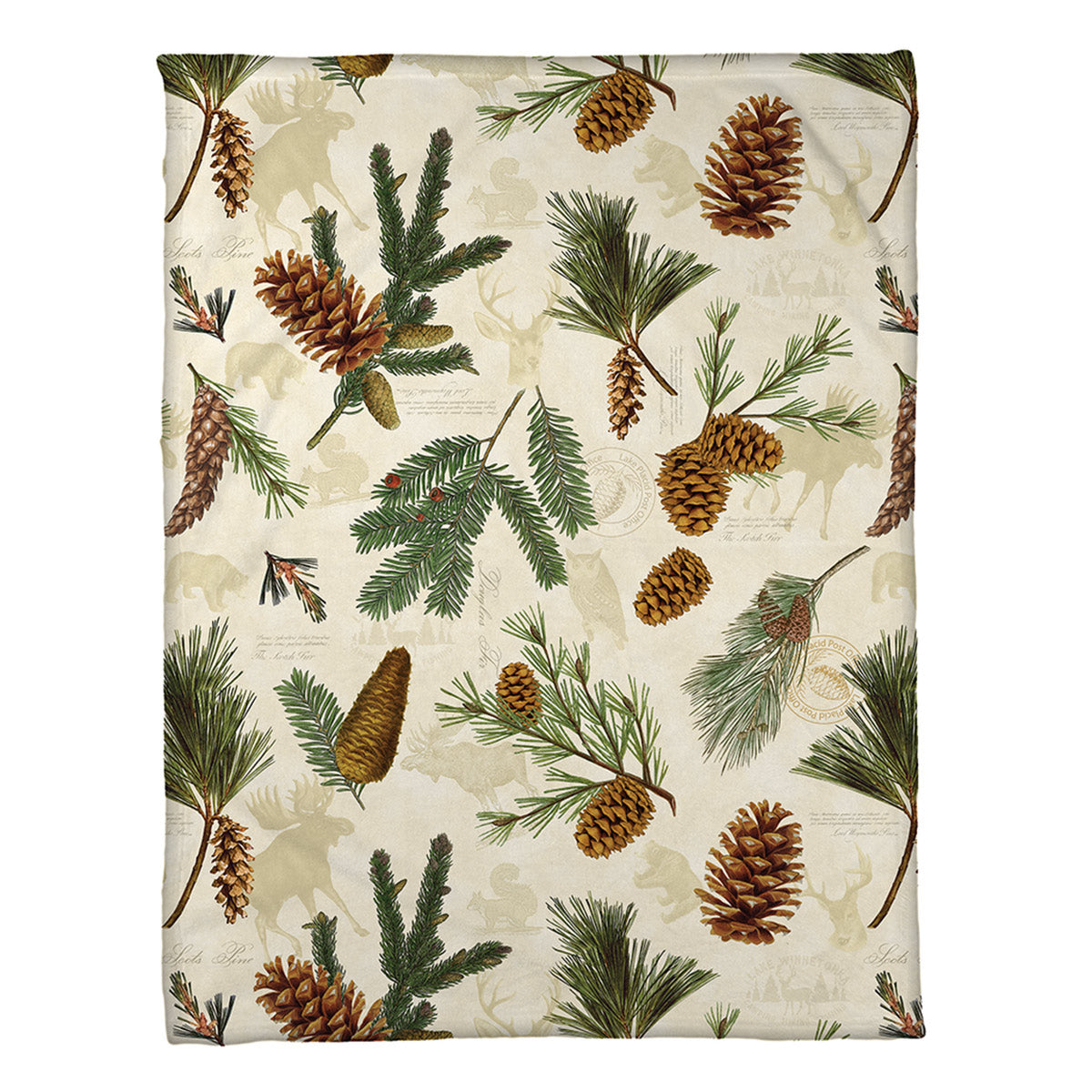 Pine Forest Fleece Throw