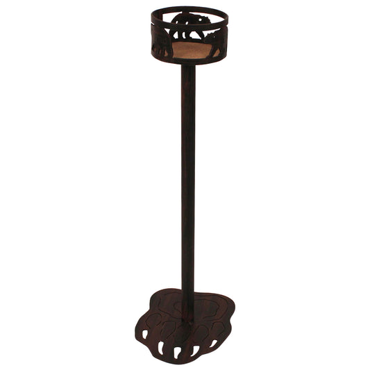 Iron Bear Band Drink Holder with Bear Paw Base