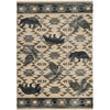 Wasatch Ivory & Blue Rug - 9 x 12 - OUT OF STOCK UNTIL 06/03/2026
