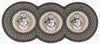 Celestial Snowman Tri-Circle Table Runner