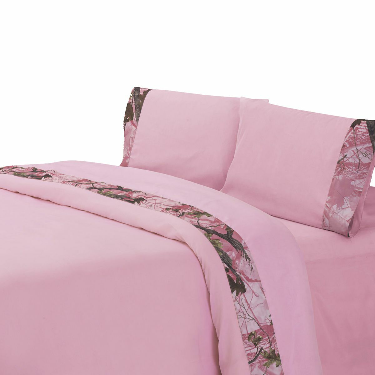 Pink Camo Sheet Set - Full