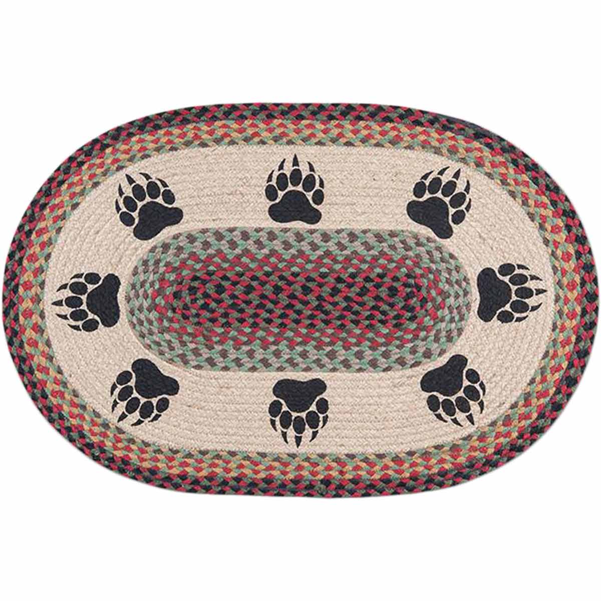 Bear Pawprints Rug