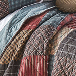 Log Cabin Plaid Throw