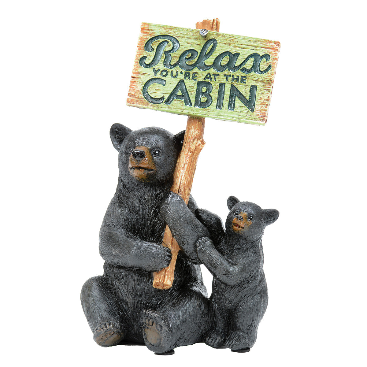 Black Bear Relax Figurine - SALE