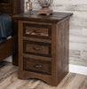 Northern Woodland 3 Drawer Nightstand