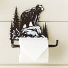 Rocky Ridge Bear Metal Toilet Paper Holder - SALE