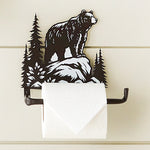 Rocky Ridge Bear Metal Toilet Paper Holder - SALE