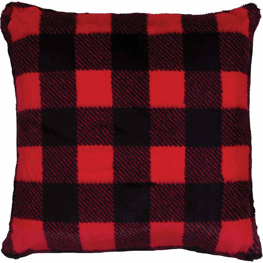 Checkers Scarlet Pillow