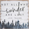 Not All Who Wander Wall Art