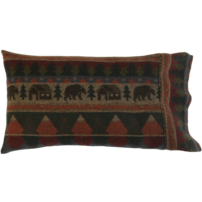 Cabin Bear King Sham