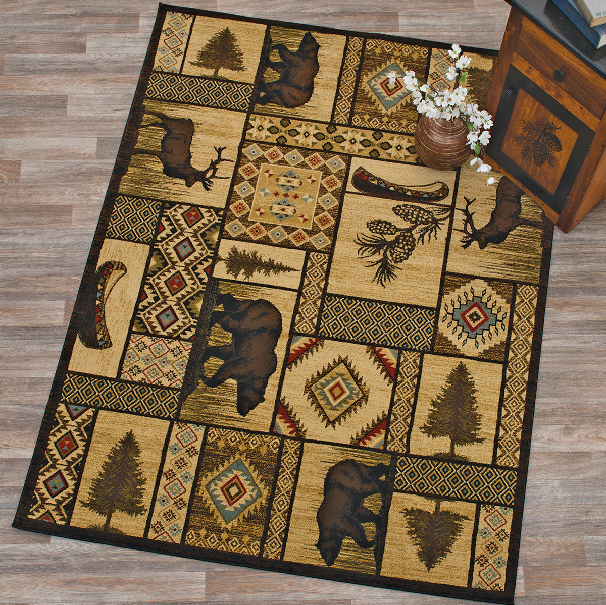 Southwest Lodge Rug - 5 x 7