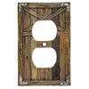 Rustic Barn Door Outlet Cover - SALE