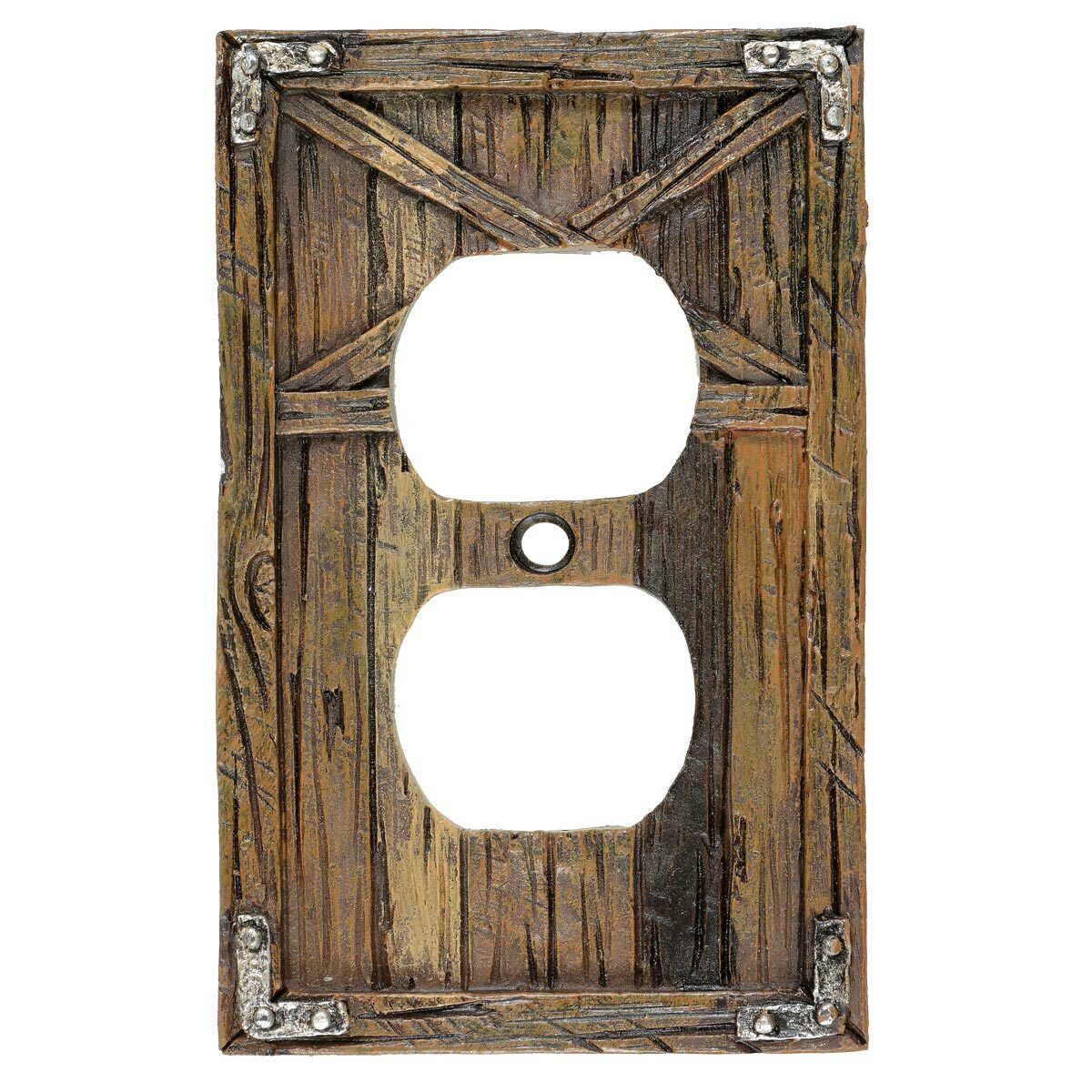 Rustic Barn Door Outlet Cover - SALE