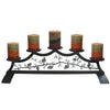 Pinecone Fireplace Pillar Candle Holder