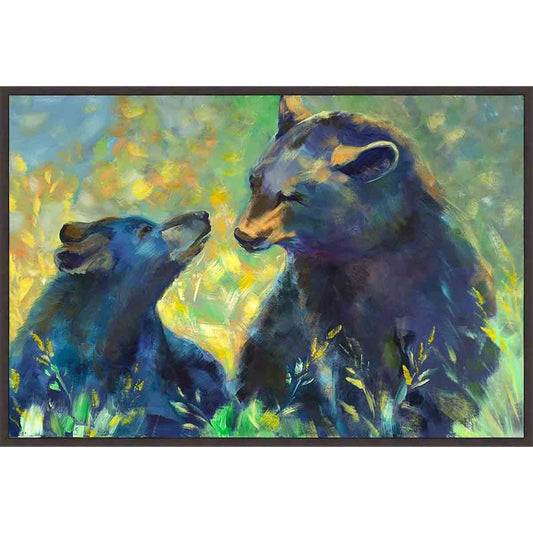 Blue & Gold Bears Wall Art