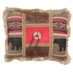 Yukon River Bamboo Button Pillow