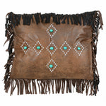 Skystone Desert Turquoise Diamond Pillow