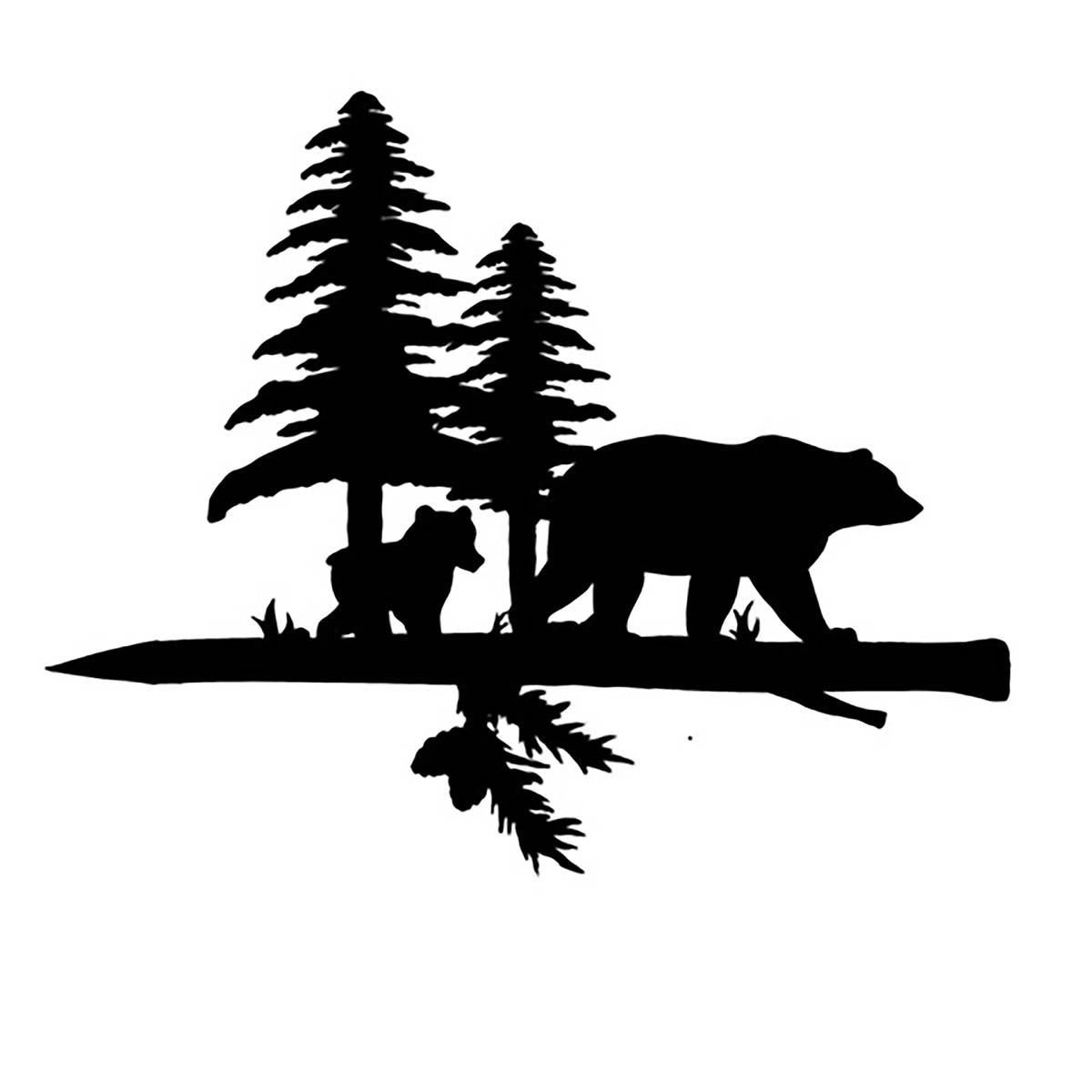 Protective Momma Bear Tree Spike