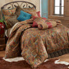 San Angelo Comforter Set with Leopard Bedskirt - Full