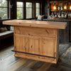 Saloon Bar with Footrail - Honey