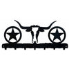Longhorn Key Chain Holder - Blackened Iron